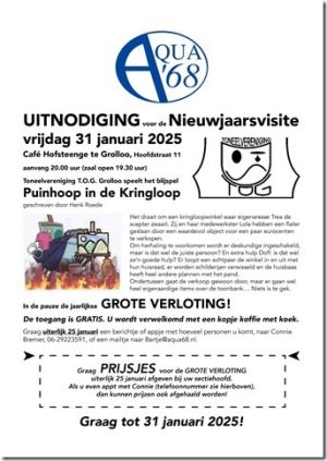 UITNODIGING voor de Nieuwjaarsvisite 2025